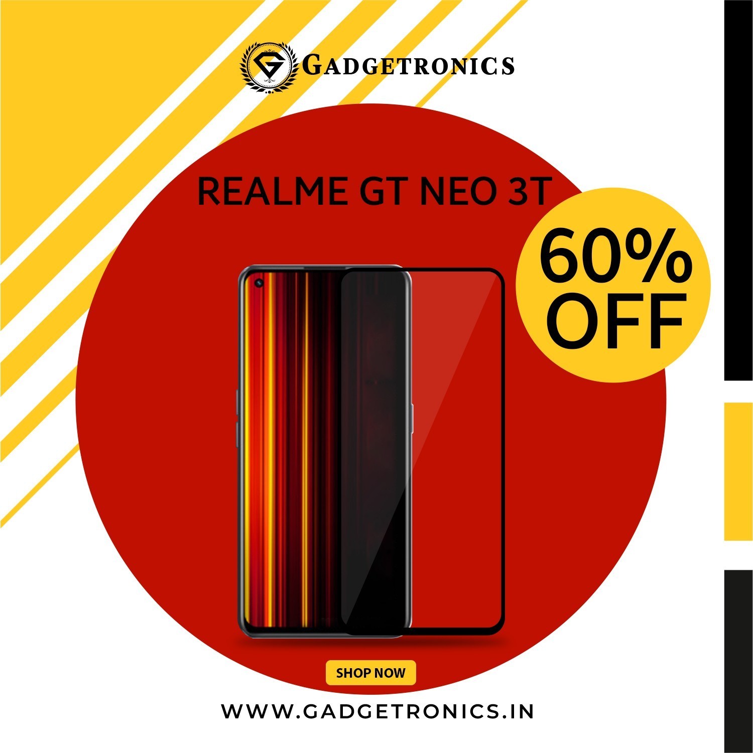 Realme GT Neo 3T Tempered Glass Camera Lens Protector Skin Sticker