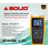 Solid SF630 TV Digital Satellite dB Meter